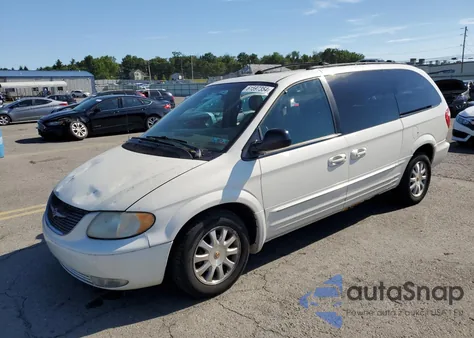 2002 Chrysler Town & Country Lxi из США, поврежденный, VIN 2C8GT54L22R566272